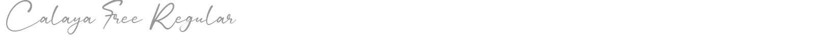 Calaya font preview
